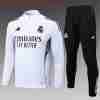 Sudadera Entrenamiento Niños Real Madrid 2025 26 Blanco