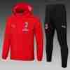 Conjunto Rompevientos AC Milan 2025 2026 Rojo