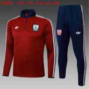 Sudadera Entrenamiento Niños Arsenal 2025 26 Rojo