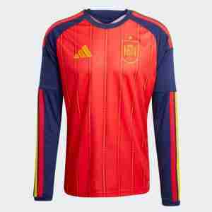Tailandia Equipacion España Primera Manga Larga 2025 2026