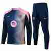 Sudadera Entrenamiento FC Barcelona 2026 2027 Azul Rosa