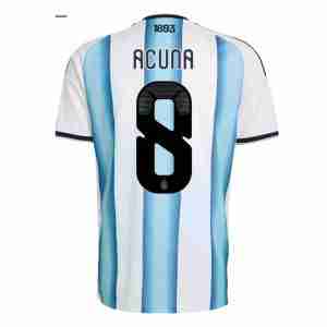 ACUNA NO.8 Equipacion Argentina Primera 2026-Versión Jugador