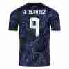 J.ALVAREZ NO.9 Equipacion Argentina Segunda 2026-Versión Jugador