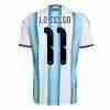 LO CELSO NO.11 Equipacion Argentina Primera 2026-Versión Jugador