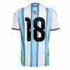 PAZ NO.18 Equipacion Argentina Primera 2026-Versión Jugador
