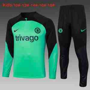 Sudadera Entrenamiento Ninos Chelsea 2024 2025 Azul