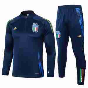 Sudadera De Training Italia 2024 25 Azul