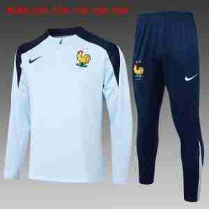 Sudadera De Training Ninos Francia 2024 2025 Azul