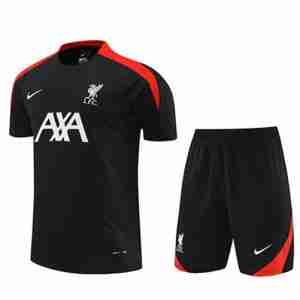 Tailandia Conjunto Equipacion Entrenamiento Liverpool 2024 2025 Negro