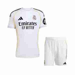 Equipacion Real Madrid Conjunto Niños Primera 2025 2026