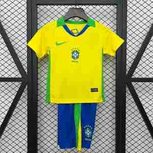 Equipacion Brasil Conjunto Niños Primera 2025 2026