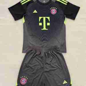 Equipacion Bayern Munich Conjunto Niños Portero 2025 2026 Gris