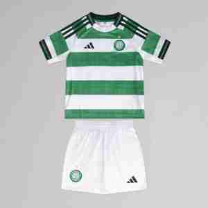 Equipacion Celtic Glasgow Conjunto Niños Primera 2025 2026