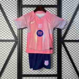 Equipacion FC Barcelona Conjunto Niños Especial 2025 2026 Rosa