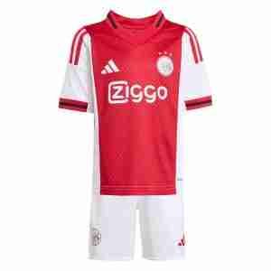 Equipacion Ajax De Ámsterdam Conjunto Niños Primera 2025 2026