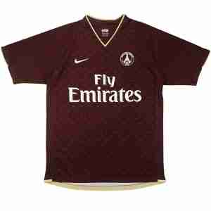 Tailandia Equipacion Paris Saint Germain Segunda Retro 2006 2007 Marron