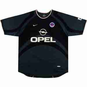 Tailandia Equipacion Paris Saint Germain Tercera Retro 2001 Negro