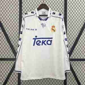 Tailandia Equipacion Real Madrid Primera Manga Larga Retro 1994 1996