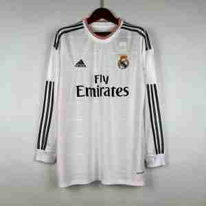 Tailandia Equipacion Real Madrid Primera Manga Larga Retro 2013 2014