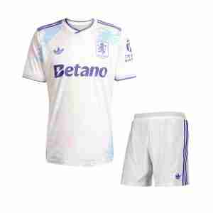 Equipacion Aston Villa Conjunto Niño Tercera 2025 2026