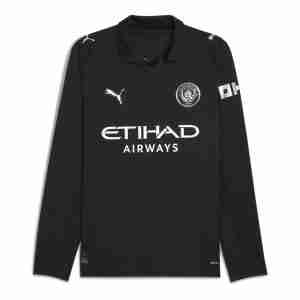 Tailandia Equipacion Manchester City Segunda Manga Larga 2025 2026