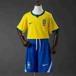 Equipacion Brasil Conjunto Niños Primera 2026