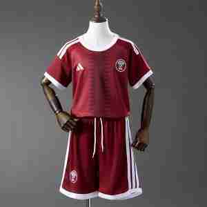 Equipacion Qatar Conjunto Niños Primera 2026