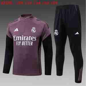 Sudadera Entrenamiento Niños Real Madrid 2026 2027 Purpura