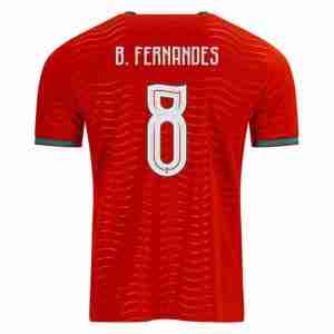 B. FERNANDES NO.8 Equipacion Portugal Primera 2026-Versión Jugador