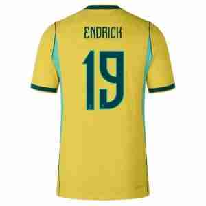 ENDRICK NO.19 Equipacion Brasil Primera 2026-Versión Jugador