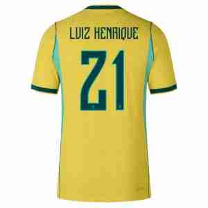 LUIZ HENRIQUE NO.21 Equipacion Brasil Primera 2026-Versión Jugador