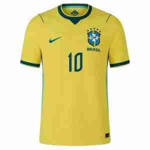 NEYMAR JR. NO.10 Equipacion Brasil Primera 2026-Versión Jugador_1