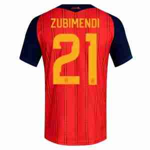ZUBIMENDI NO.21 Equipacion España Primera 2026-Versión Jugador